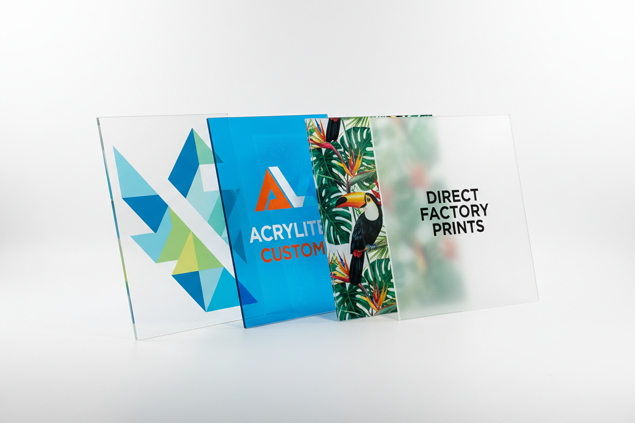 Custom UV Printed Acrylic Sheet | Laser Cut | Factory Direct